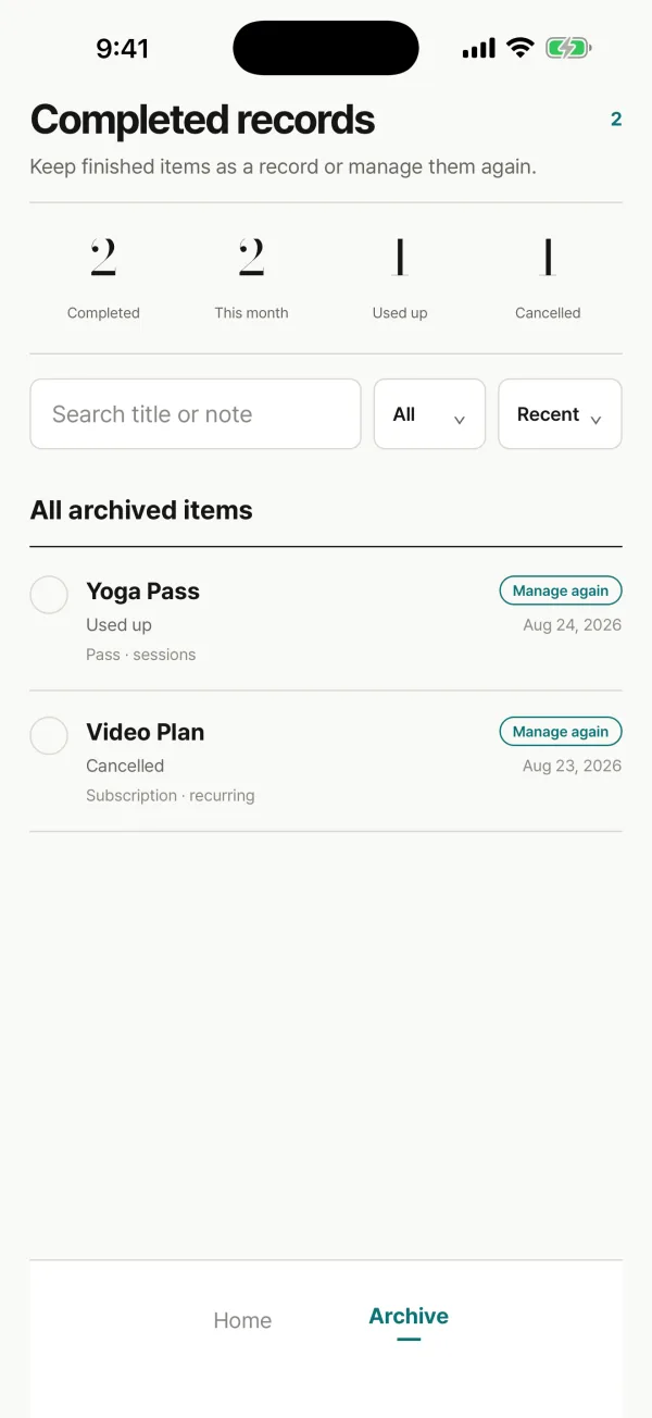 History and archive